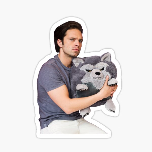 Item preview, Sebastian Stan being cute designed and sold by Fandom-Raccoon.