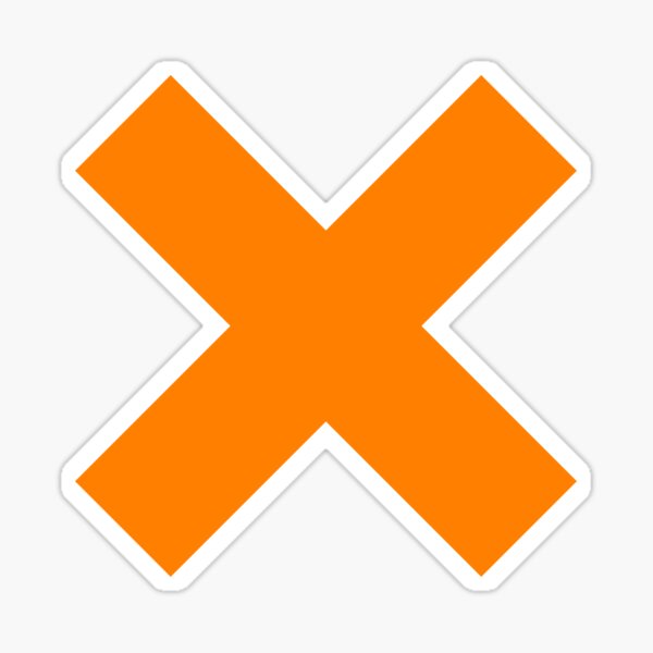 X eks to the iks Sticker