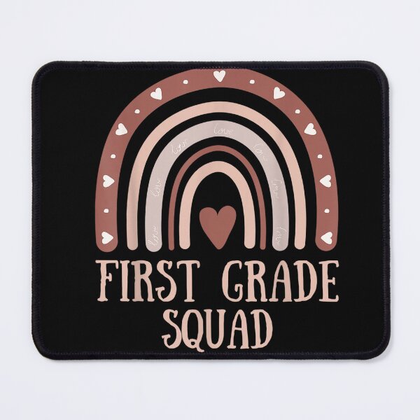 Item preview, First Grade Hearts Rainbow Teacher Team 1st Grade Squad T-Shirt designed and sold by DeringerVerile.