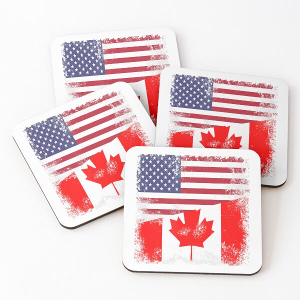 Item preview, Half Canadian Flag Vintage Canada Usa designed and sold by sillyshirtsra.