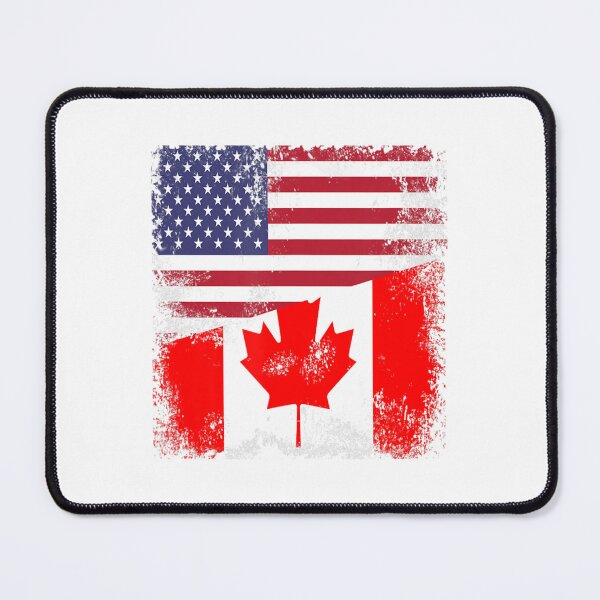 Item preview, Half Canadian Flag Vintage Canada Usa designed and sold by sillyshirtsra.