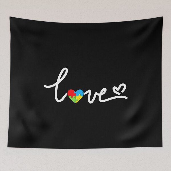 Item preview, LOVE Puzzle Pieces Heart Autism Awareness Gifts designed and sold by HaaChris-Artis.