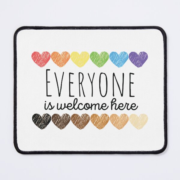 Item preview, All Are Welcome Here Gift - Everyone is welcome here flag gift designed and sold by YaliliArt.