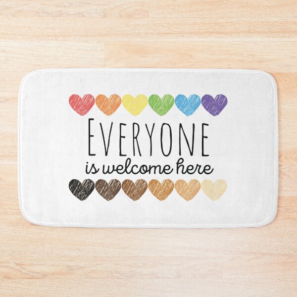 Item preview, All Are Welcome Here Gift - Everyone is welcome here flag gift designed and sold by YaliliArt.