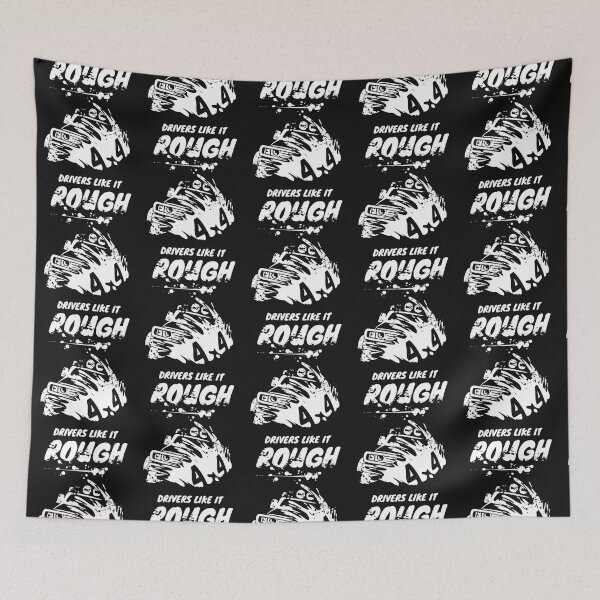 Item preview, 4x4 Drivers like it rough (white)   designed and sold by KaitlynMaesta.