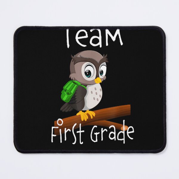 Item preview, First Grade Team Owl with Backpack Student Teacher TShirt designed and sold by BreeseLindberg.