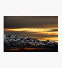 Saratoga Springs at Sunset Photographic Print
