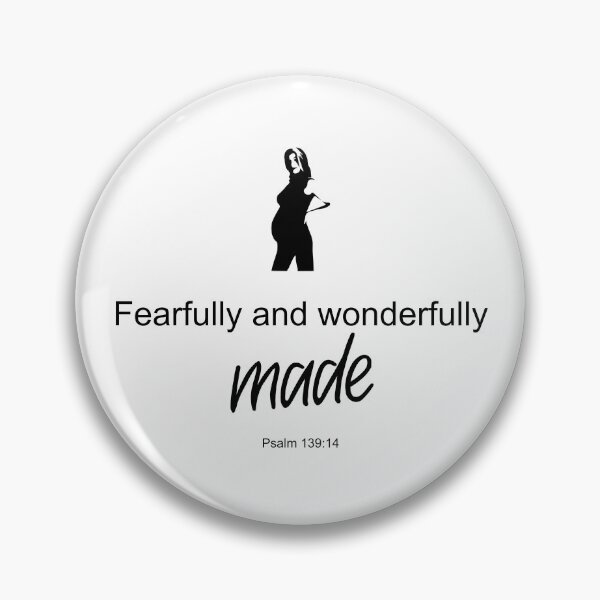 Item preview, Fearfully and wonderfully made - Psalm 139:14 designed and sold by aheartforgod.