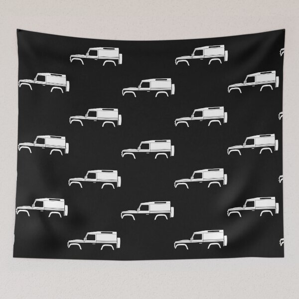 Item preview, 4x4 silhouette - 90 Landy van   designed and sold by KaitlynMaesta.