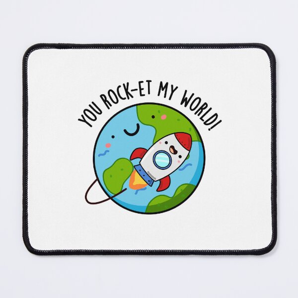 Item preview, You Rock-et My World Funny Rocket Puns  designed and sold by punnybone.