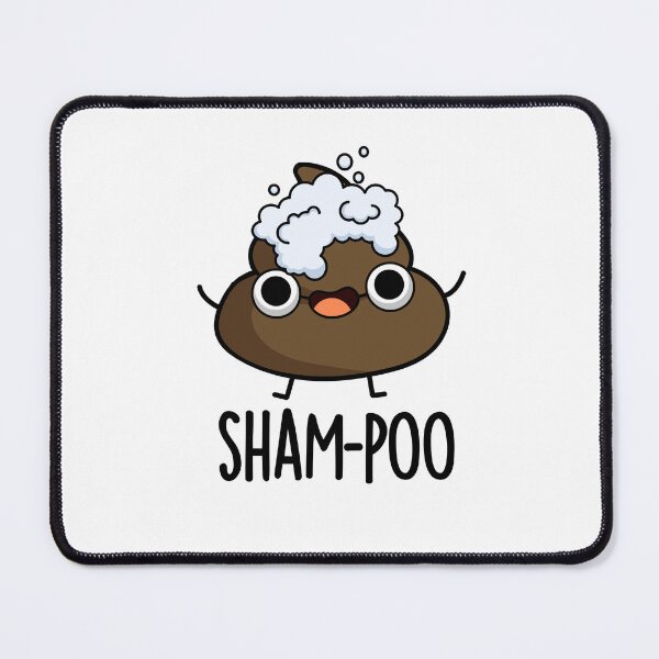 Item preview, Sham-poo With Shampoo Bubbles Funny Poop Puns designed and sold by punnybone.