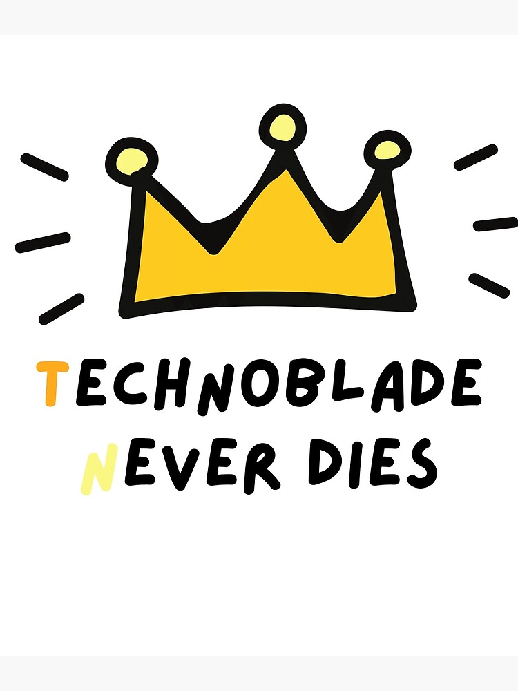 Technoblade Never Dies Tribute To Techno Design Unisex T-Shirt