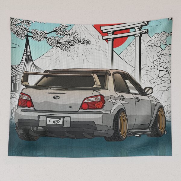 Item preview, Bugeye JDM Subie WRX STi in Japanese Art designed and sold by JDM Guyvit.