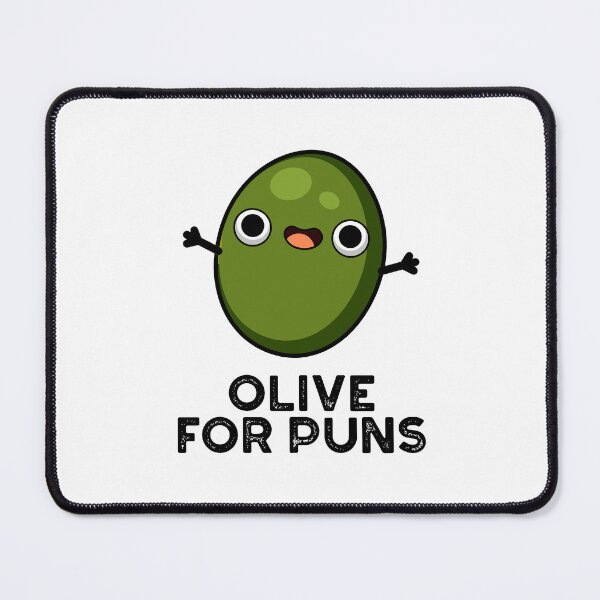 Item preview, Olive For Puns Funny Fruit Puns designed and sold by punnybone.