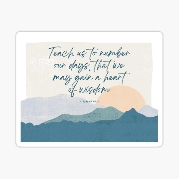 Item preview, Psalms 90:12 designed and sold by lillybutch.