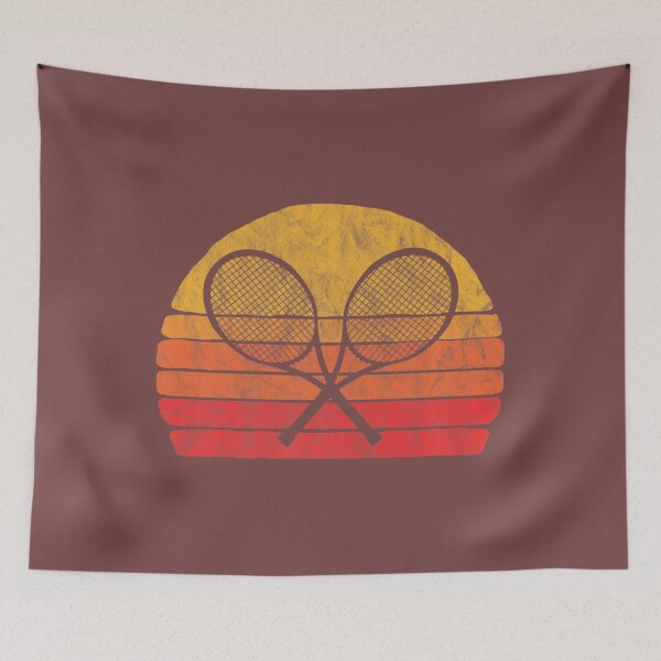 Item preview, Crossed Tennis Racquet Retro 80S Sun Vintage designed and sold by PauloDen.