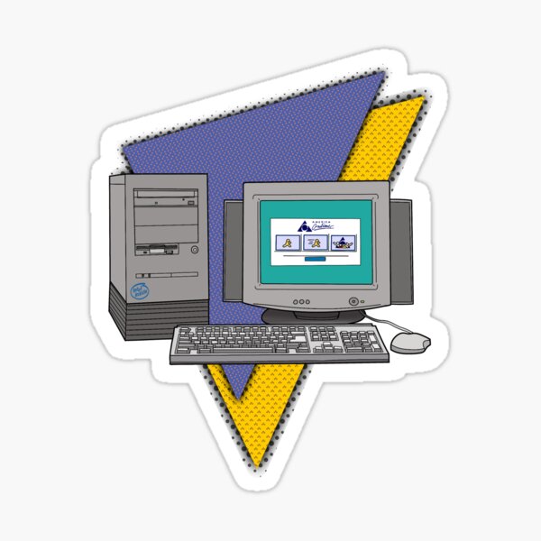 Olde Tech: Packard Bell AOL Sticker