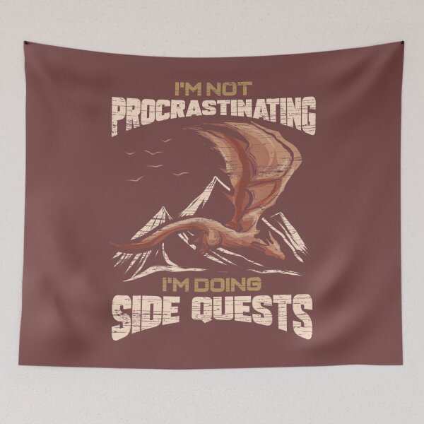Item preview, I'm Not Procrastinating I'm Doing Side Quests Mmorpg designed and sold by PauloDen.