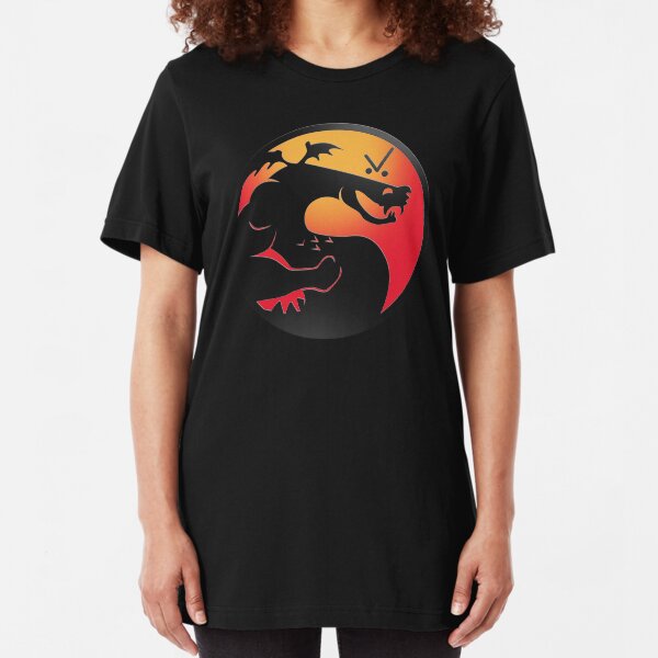 Trogdor Kombat Slim Fit T-Shirt