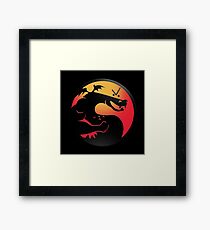 Trogdor Kombat Framed Print