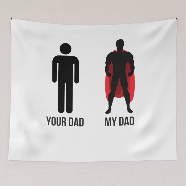 Item preview, Superhero Funny Father's Day Gift designed and sold by Hopscotch Shop Designs.