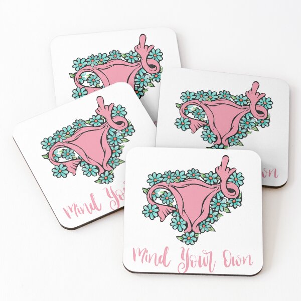 Item preview, Mind your own uterus - Floral my uterus designed and sold by xagta10.