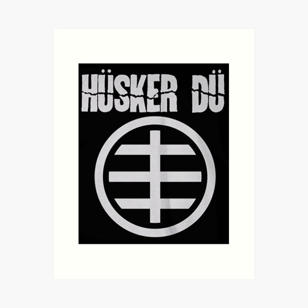 Item preview, Blue Husker Du Circle Logo   designed and sold by ObbviusDesign.
