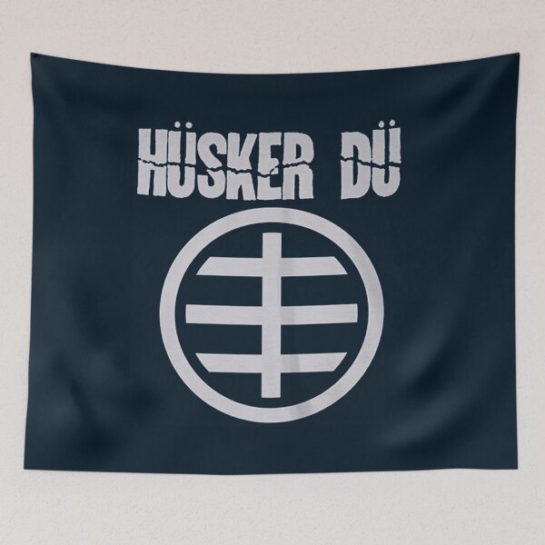 Item preview, Blue Husker Du Circle Logo   designed and sold by ObbviusDesign.
