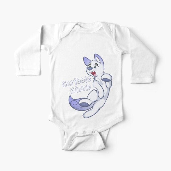 Scribble Kibble Long Sleeve Baby One-Piece