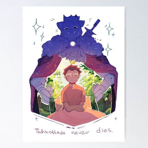 Technoblade Dream King And Dog Sticker for Sale by EthelMonahan