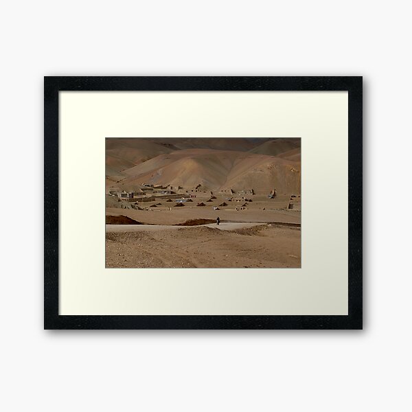 Village Afghanistan Framed Art Print