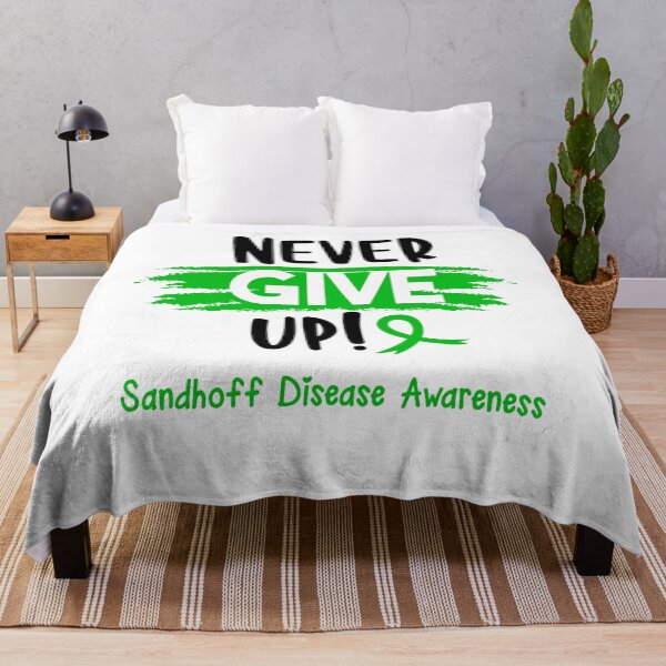 Item preview, Sandhoff Disease Warrior - Sandhoff Disease Awareness - Never Give Up! designed and sold by Robbsyn.
