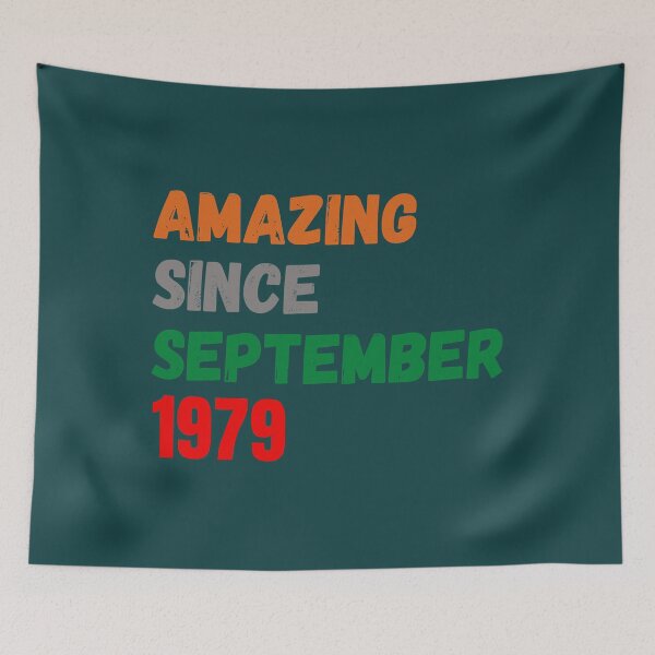 Item preview, amazing since september 1979 Sticker designed and sold by CuongMomloe.