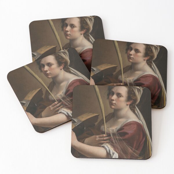Item preview, Artemisia Gentileschi Self Portrait as Saint Catherine of Alexandria designed and sold by lyttlecoyazoa.