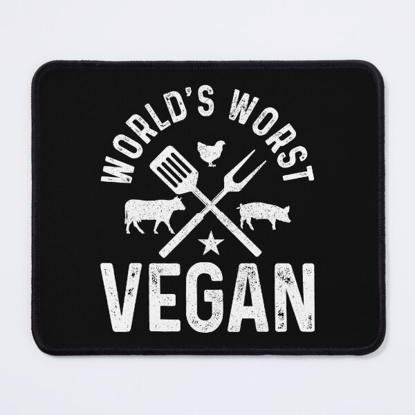 Item preview, World's Worst Vegan Funny Butcher Meat Lover BBQ designed and sold by xmjajd.