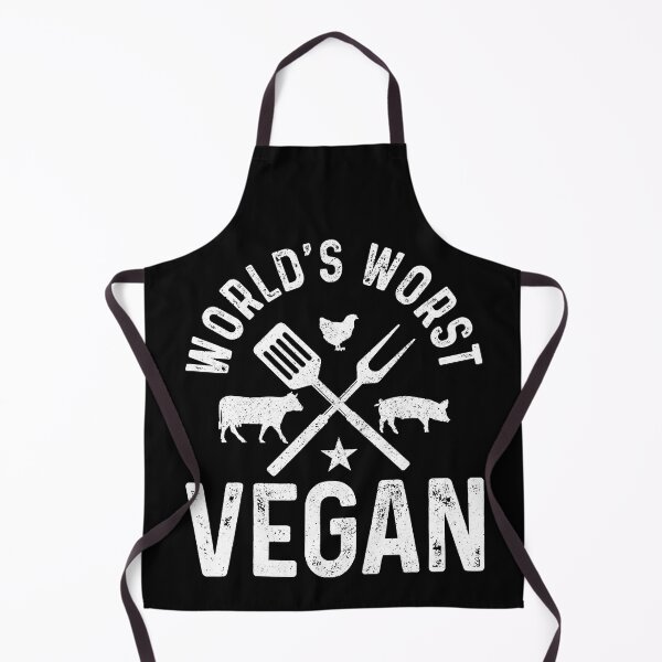 Item preview, World's Worst Vegan Funny Butcher Meat Lover BBQ designed and sold by xmjajd.