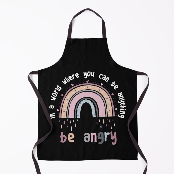 Item preview, Be Angry Be Kind Pastel Rainbow designed and sold by Clara Hollins.