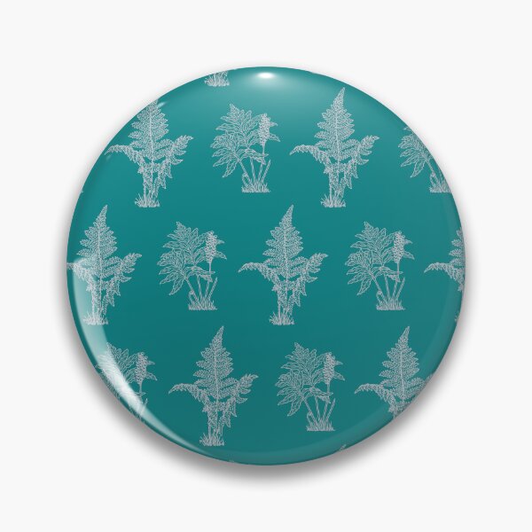 Item preview, Ice Gray Ferns On Teal Background designed and sold by burbankdesigns.