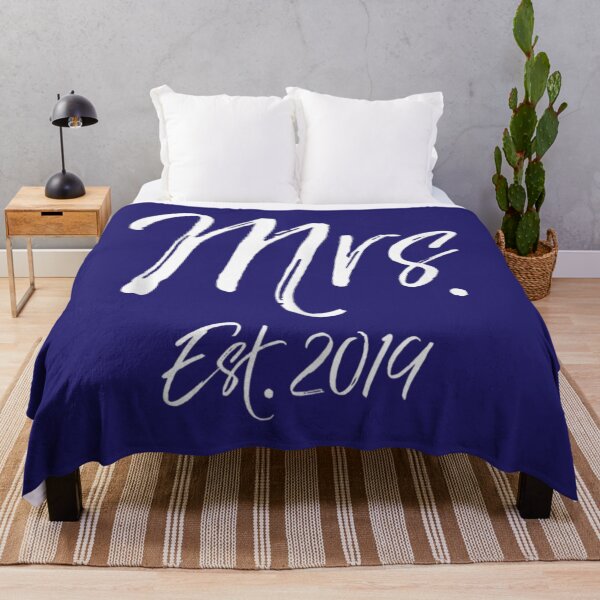 Item preview, Matching Husband & Wife Wedding Women's Mrs. Est. 2019 designed and sold by MonikaEte.