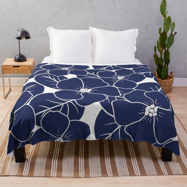 Item preview, Blue African Violets on a white background designed and sold by anaskwi.