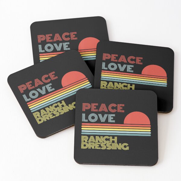 Item preview, Peace Love Ranch Dressing Retro Vintage designed and sold by MonikaEte.