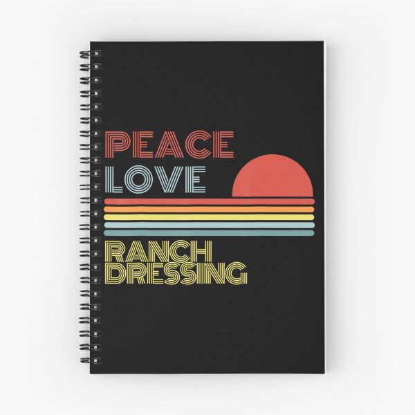 Item preview, Peace Love Ranch Dressing Retro Vintage designed and sold by MonikaEte.