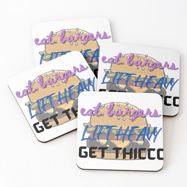 Item preview, Eat Burgers Lift Heavy Get Thiccc designed and sold by CreeDesigns723.