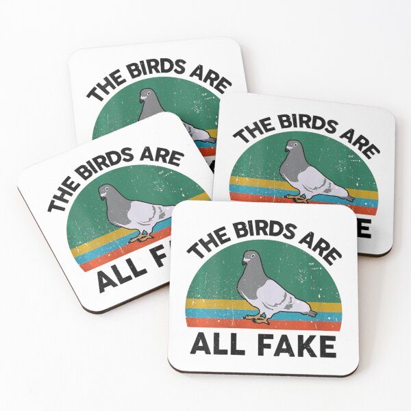Item preview, Womens Birds Are All Fake Conspiracy Theory Birds Arenâ€™T Real V-Neck designed and sold by MonikaEte.