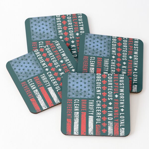Item preview, Vintage US America Flag Scouting Scout Law designed and sold by CuongMomloe.