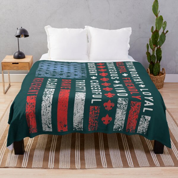 Item preview, Vintage US America Flag Scouting Scout Law designed and sold by CuongMomloe.
