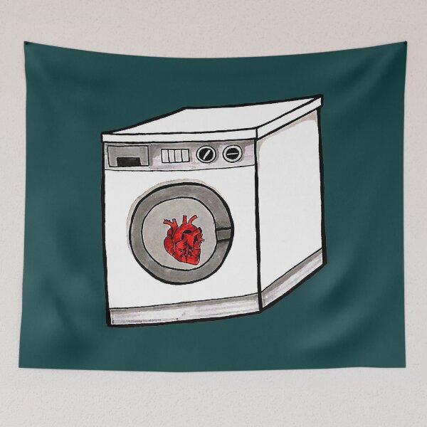 Item preview, washing machine heart  Sticker designed and sold by CuongMomloe.