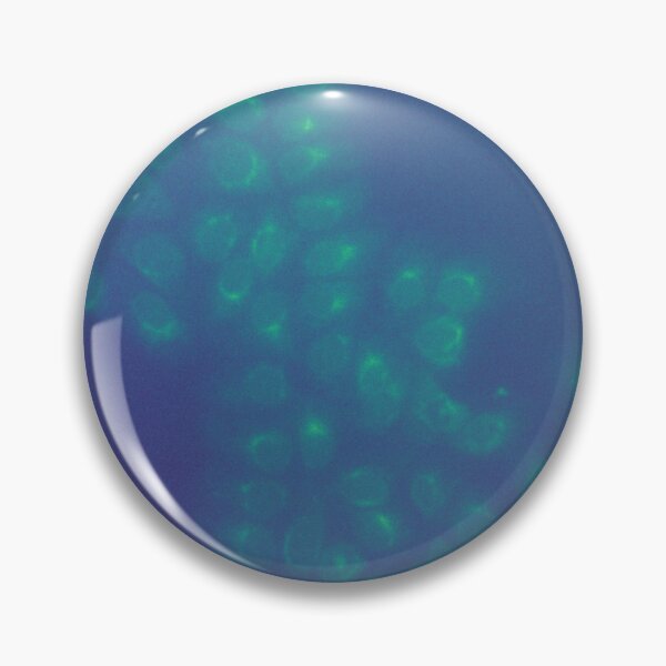 Item preview, Glowing Green and Blue Cell Art designed and sold by ArtByScience.