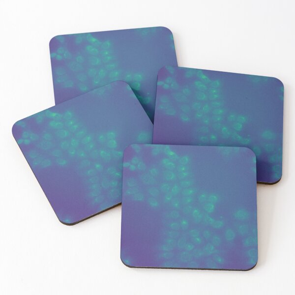 Item preview, Glowing Green and Blue Cell Art designed and sold by ArtByScience.