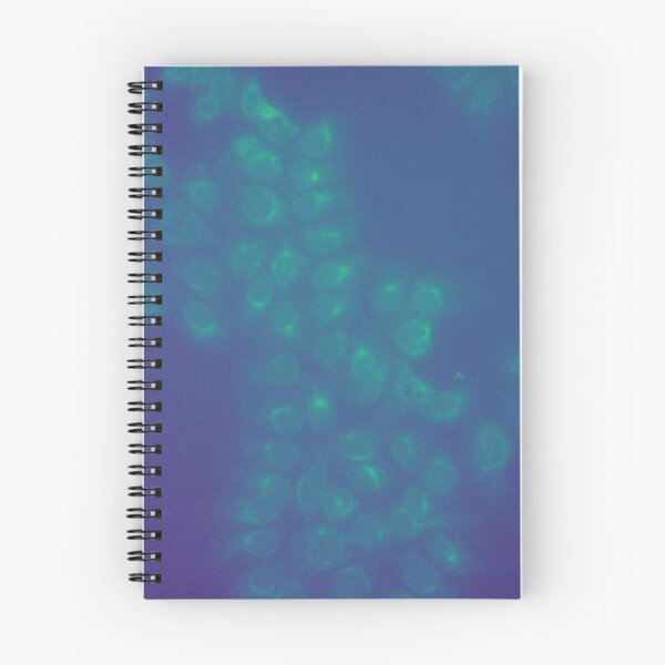 Item preview, Glowing Green and Blue Cell Art designed and sold by ArtByScience.
